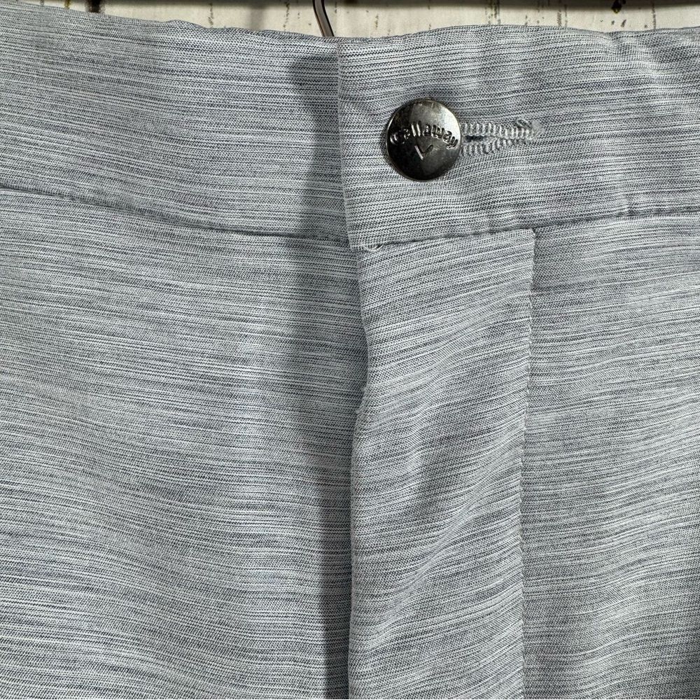 Callaway Heather Gray Golf Shorts Men’s Size 38 Performance Stretch Outdoor - Picture 4 of 12